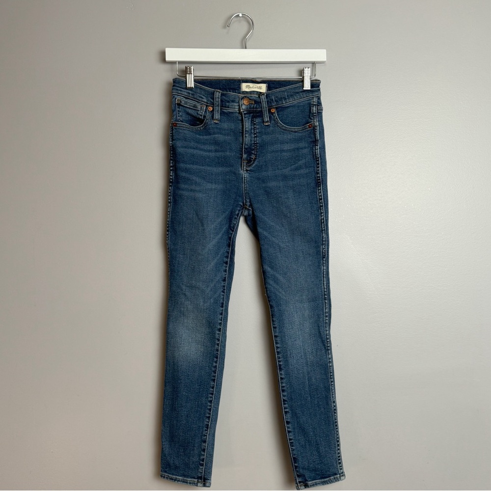 Madewell medium wash skinny jeans size 25p - Picture 2 of 8